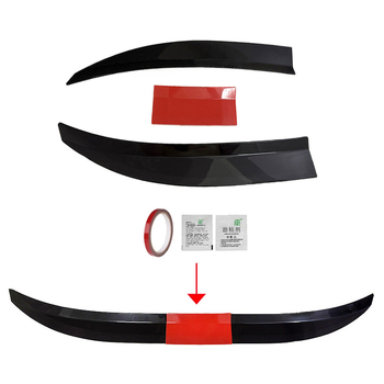 Spoiler spate pentru sedan, ABS, reglaj în trei trepte, montaj cu bandă adezivă — Kafu