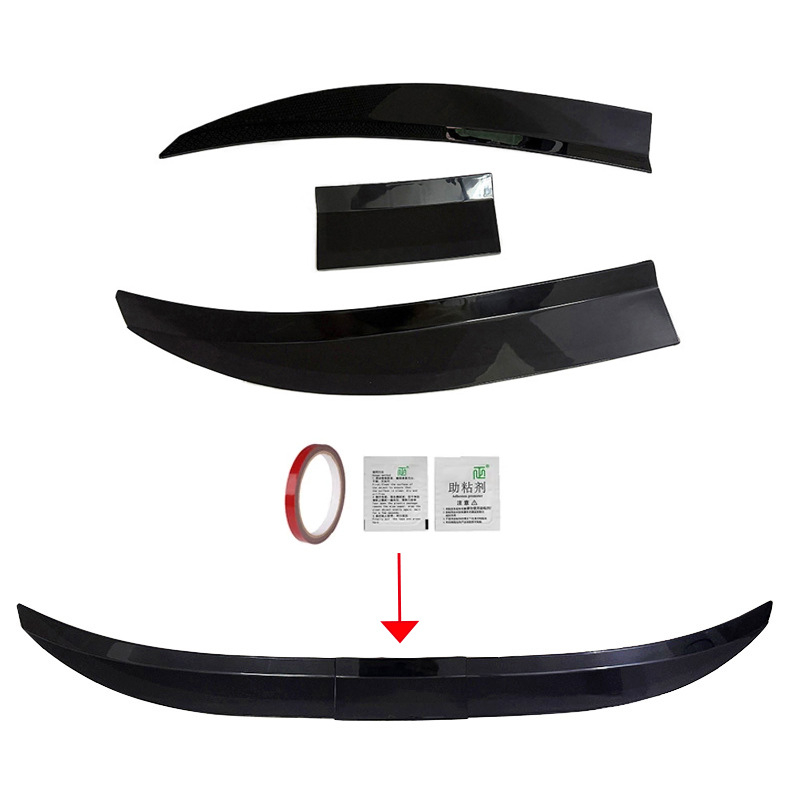 Spoiler spate pentru sedan, ABS, reglaj în trei trepte, montaj cu bandă adezivă — Kafu