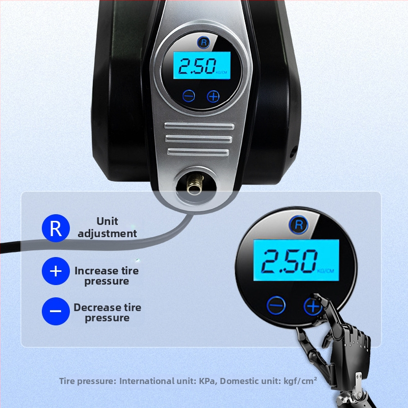 CY Преносима автомобилна прахосмукачка, 12V, 120W, 6000Pa, захранване през запалката, функция за надуване