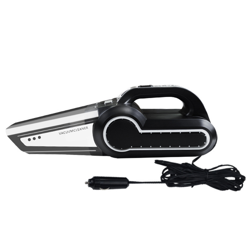 CY Преносима автомобилна прахосмукачка, 12V, 120W, 6000Pa, захранване през запалката, функция за надуване