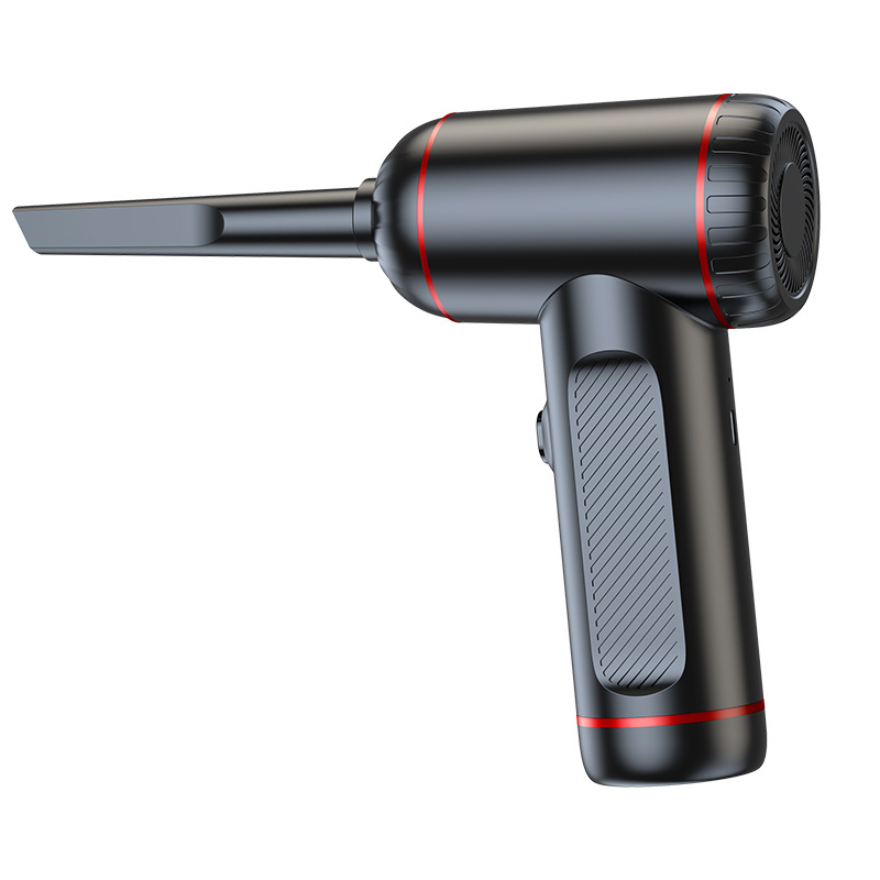 Преносим ръчен автомобилен вакуум с безжично всмукване и функция за духане на прах – безжичен, 5V, 110W, 6000Pa