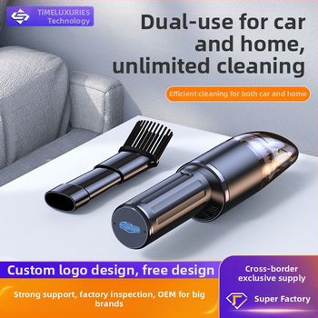 Q19 Auto vysávač, bezdrôtový, prenosný ručný, dvojúčelový pre auto a domov, 12 V, 60 W, 6000 Pa, napájací kábel 300 cm