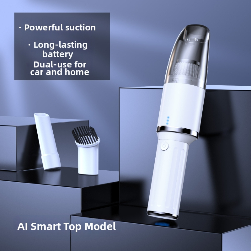 Q19 Auto vysávač, bezdrôtový, prenosný ručný, dvojúčelový pre auto a domov, 12 V, 60 W, 6000 Pa, napájací kábel 300 cm