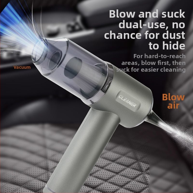Bezdrôtový automobilový vysávač, prenosný, ručný, 60W, 11000 Pa, nabíjateľný