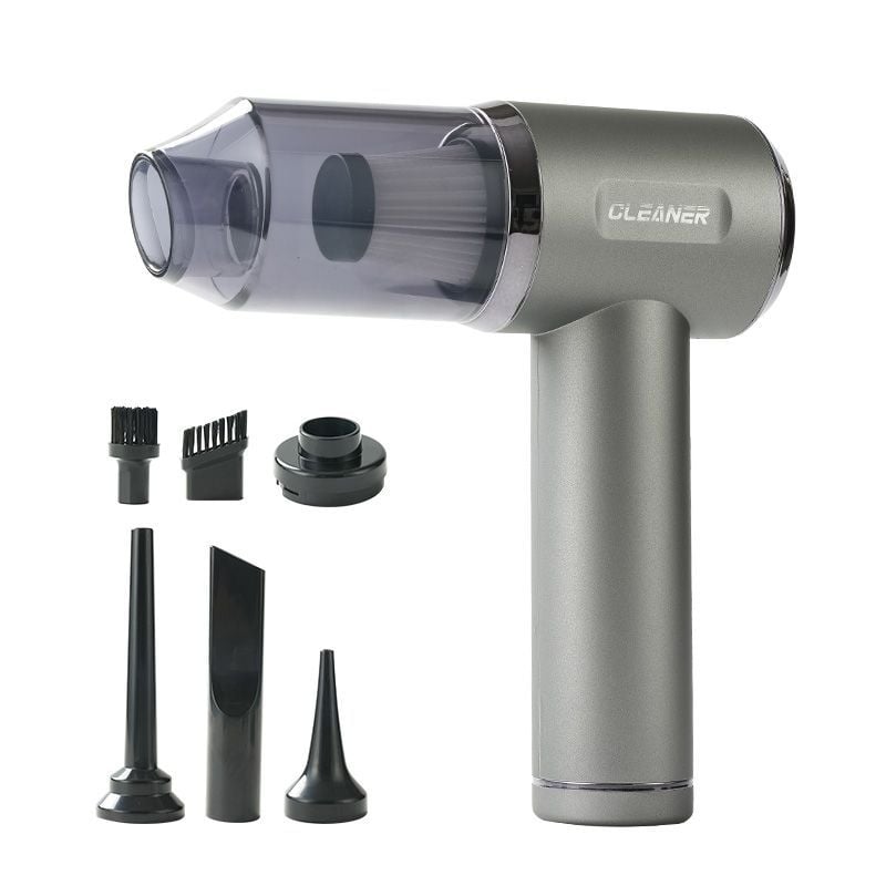 Вакуум за автомобил, безжичен, преносим, ръчен, 60W, 11000 Pa, презареждащ се