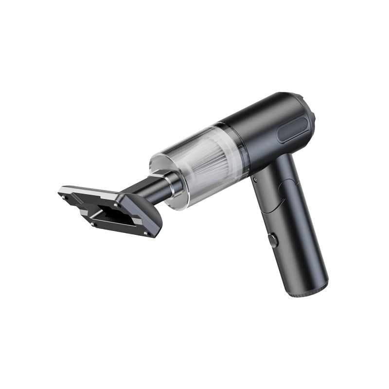 Автомобилна безжична прахосмукачка за мокро и сухо почистване, сгъваема с функция духане и всмукване (100W, USB захранване, вградена батерия 1601–2000 mAh, кутия за прах 79 ml, шум 46–70 dB)