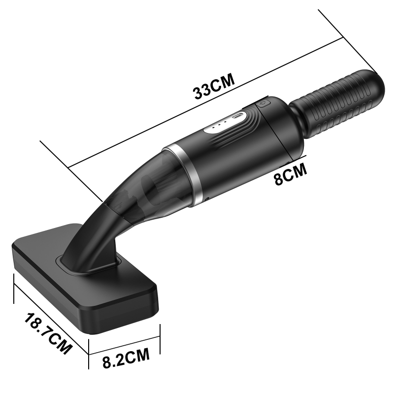 JY-3011 Автомобилен ръчен безжично захранван вакуум чистач, 40W, всмукване 10.1–15 kPa, вградена батерия 1601–2000 mAh, прахоуловител кош, сухо почистване, дюза Xiaojieshen