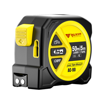 Yuxin Laserski mjerač duljine trake – Dvostruka funkcija, Laser Rangefinder, HD IR zaslon za inženjerska geodetska mjerenja