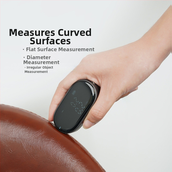 Duke Q2 elastīgā elektroniskā lineāla virsmas mērījumiem, ar vairākiem režīmiem, Type-C uzlāde, augsta precizitāte, pārnēsājama