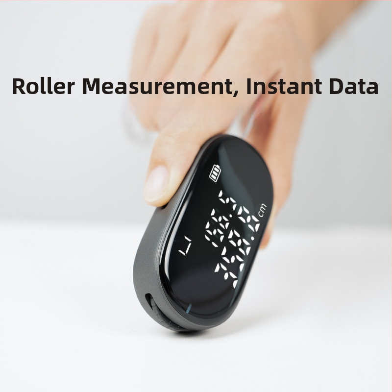 Duke Q2 elastīgā elektroniskā lineāla virsmas mērījumiem, ar vairākiem režīmiem, Type-C uzlāde, augsta precizitāte, pārnēsājama