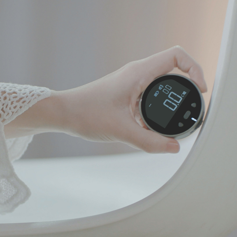 Електронна линийка BMAX — измерване по прави и криви повърхности с роликово движение за цилиндрични и неравни повърхности, цифров дисплей, резолюция 0,1 мм