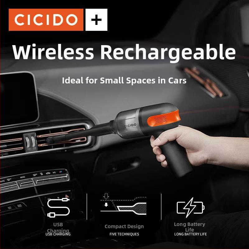 Bežični usisavač za automobil, 120W, 3300Pa usisna snaga, 220V napajanje