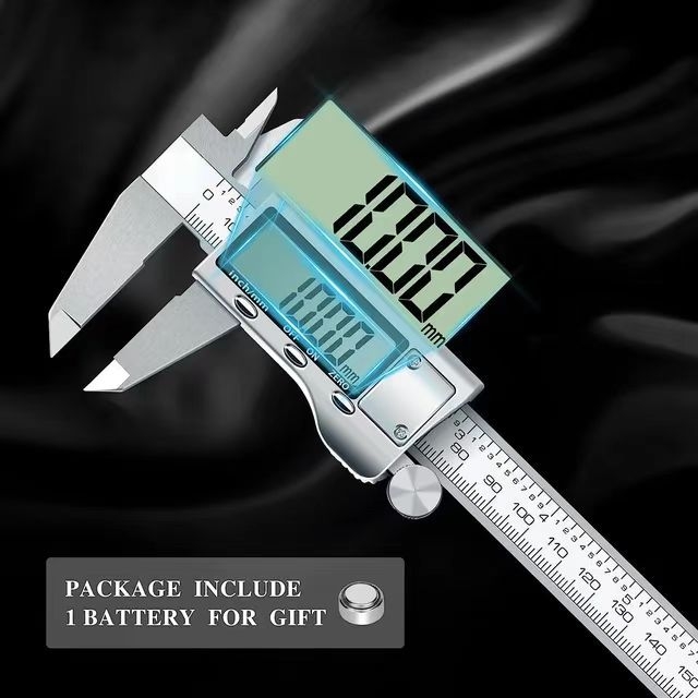 Luxurious blade Elektronički digitalni mjerni kaliper, metalno kućište, nehrđajući čelik