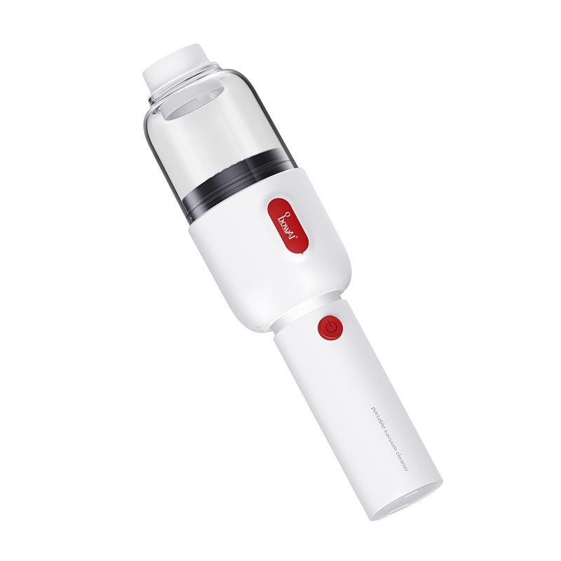 Безжична прахосмукачка за автомобил, ръчна, всмукване 2100–3000 Па, вградена батерия ≤500 mAh, автономия 1–3 ч, шум <36 dB, контейнер за прах