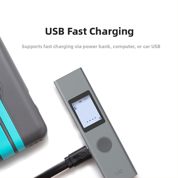 Laserski mjerač udaljenosti, ručni infracrveni mjerni uređaj, model W10+LS-2S, Duke