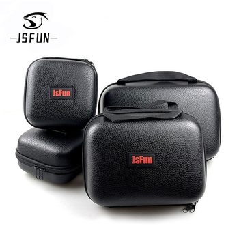 Geantă de depozitare pentru mulinetă de pescuit – jsfun EVA, impermeabilă, întărită, pentru montarea mulinetei