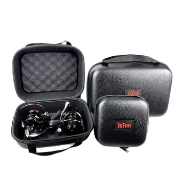 Geantă de depozitare pentru mulinetă de pescuit – jsfun EVA, impermeabilă, întărită, pentru montarea mulinetei