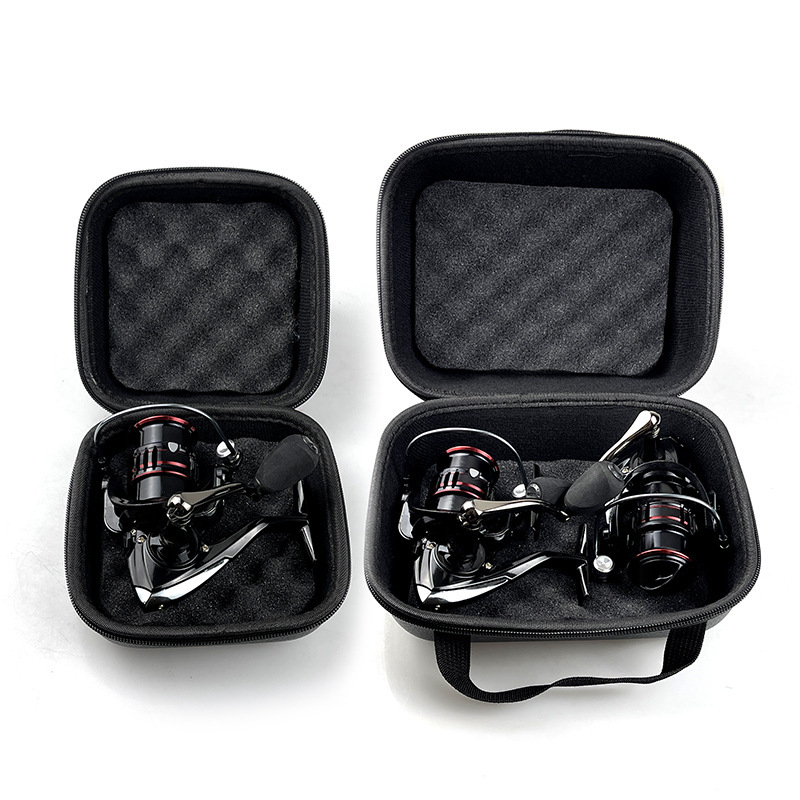 Geantă de depozitare pentru mulinetă de pescuit – jsfun EVA, impermeabilă, întărită, pentru montarea mulinetei