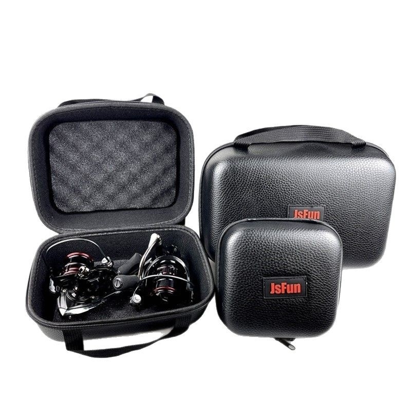 Geantă de depozitare pentru mulinetă de pescuit – jsfun EVA, impermeabilă, întărită, pentru montarea mulinetei