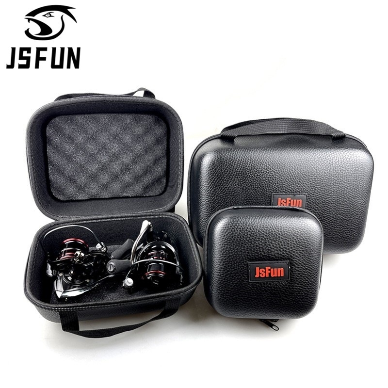 Geantă de depozitare pentru mulinetă de pescuit – jsfun EVA, impermeabilă, întărită, pentru montarea mulinetei