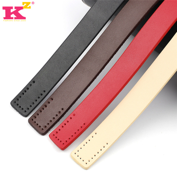 Remen za rame od prave kože, dvostruka teleća koža, debljina oko 4 mm, jednobojan, dizajn šavova niti