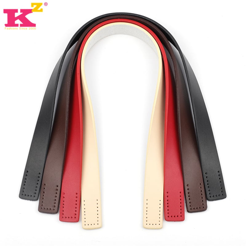 Remen za rame od prave kože, dvostruka teleća koža, debljina oko 4 mm, jednobojan, dizajn šavova niti