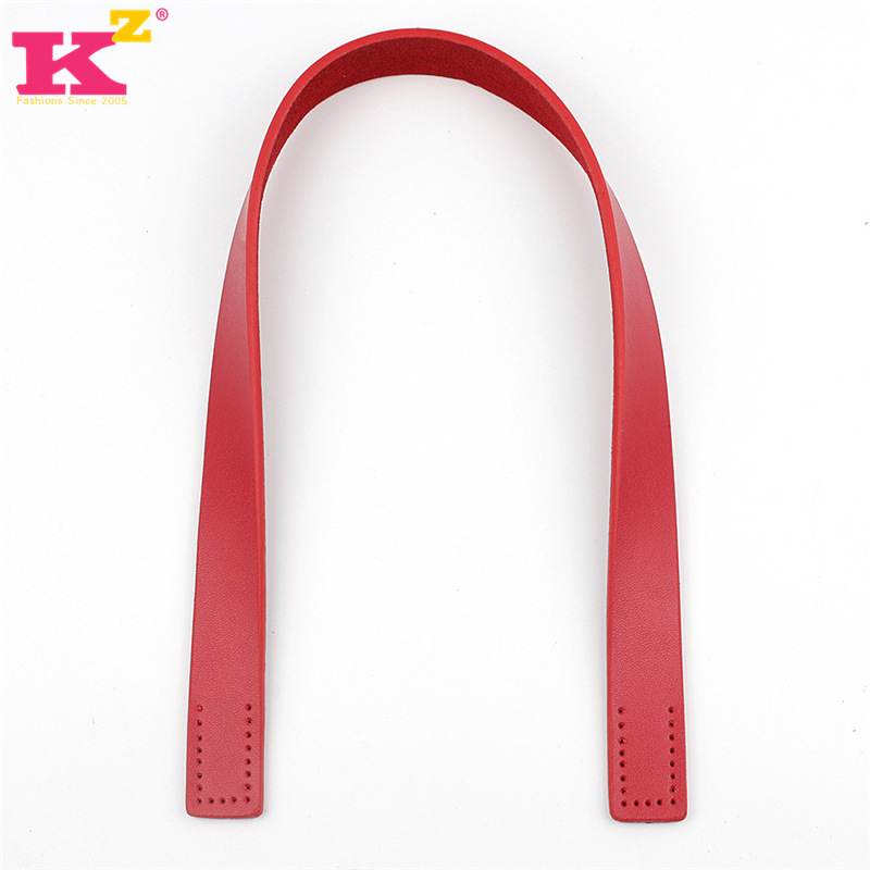 Remen za rame od prave kože, dvostruka teleća koža, debljina oko 4 mm, jednobojan, dizajn šavova niti