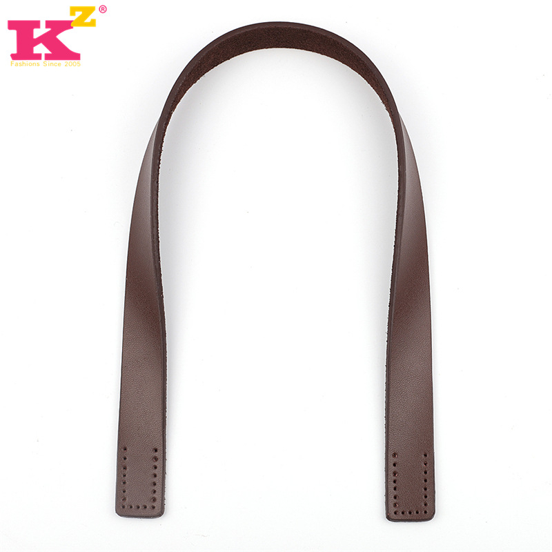 Remen za rame od prave kože, dvostruka teleća koža, debljina oko 4 mm, jednobojan, dizajn šavova niti