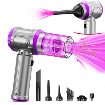 Vezeték nélküli autó- és otthoni porszívó — 7,4 V, 75 W, 16000 Pa szívóerő, 680 L/min légáramlat, 20 perc akkumulátor-üzemidő