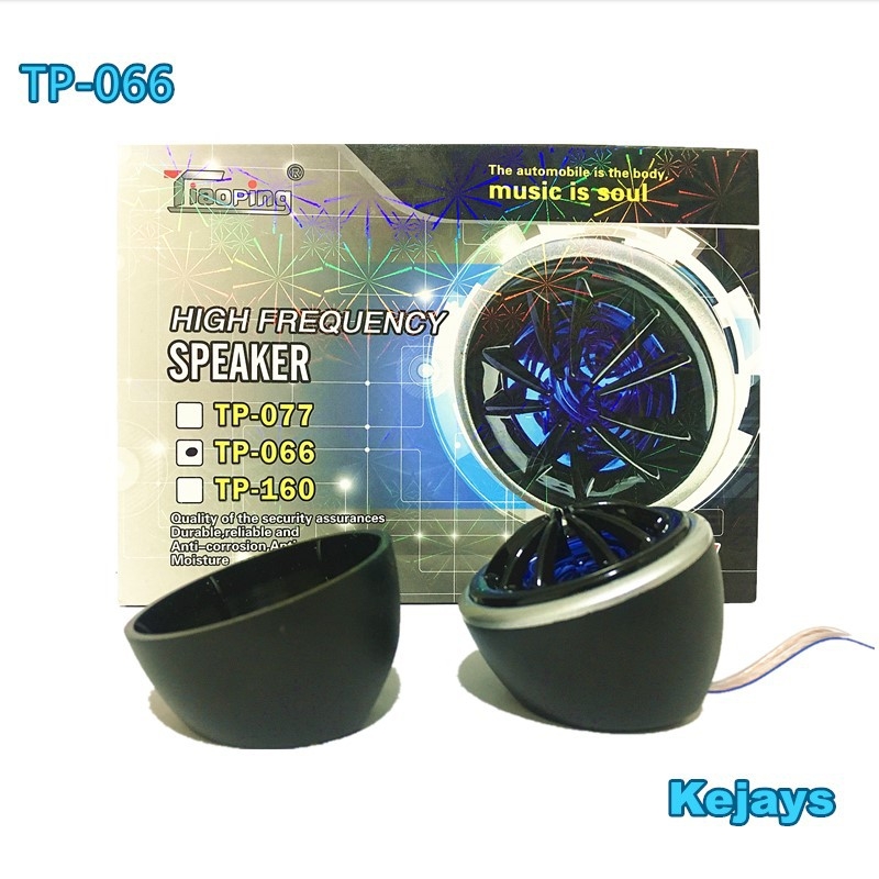 TP-066 autový tweeter pre A-stĺpec, 4 Ω, 130 W, 35 Hz–20 kHz