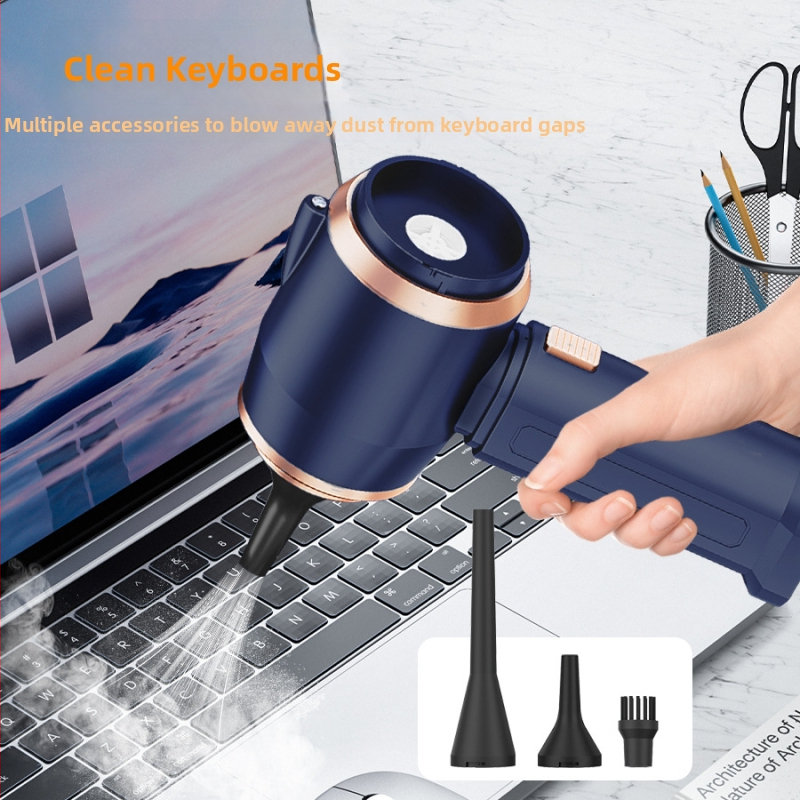 Безжична автомобилна прахосмукачка, преносима и компактна (60W; безжична; мокро и сухо почистване; всмукване 3100–4000Pa; вградена батерия 1600–2000mAh)