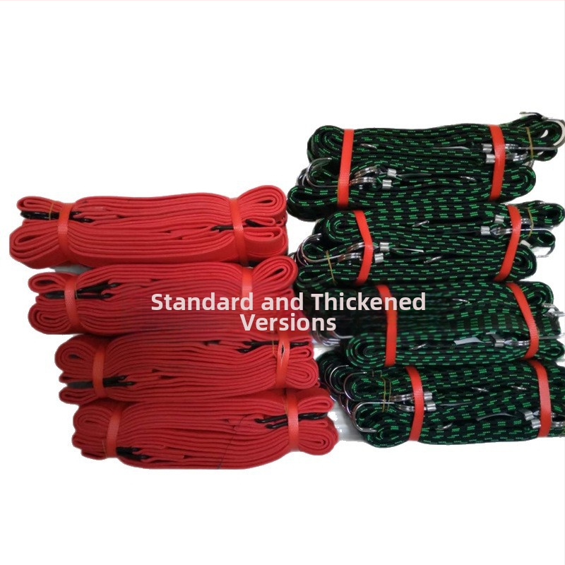 Prídavné viazacie lano pre bicykle a motocykle; vysoká elasticita, pevný ťah, dlhá životnosť; materiál: latex hodváb; nosnosť: 100; vhodné pre bicykle, elektrické bicykle a motocykle
