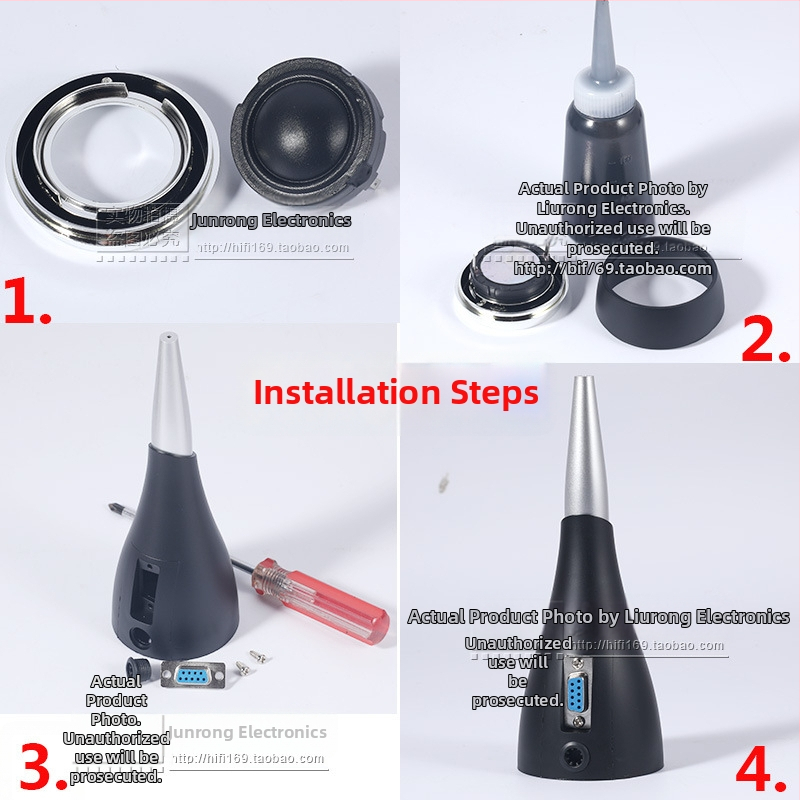 Kryt pre automobilový tweeter s dizajnom Nautilus – 25-jadrová prázdna dutina, pevná skrinka, HiFi príslušenstvo