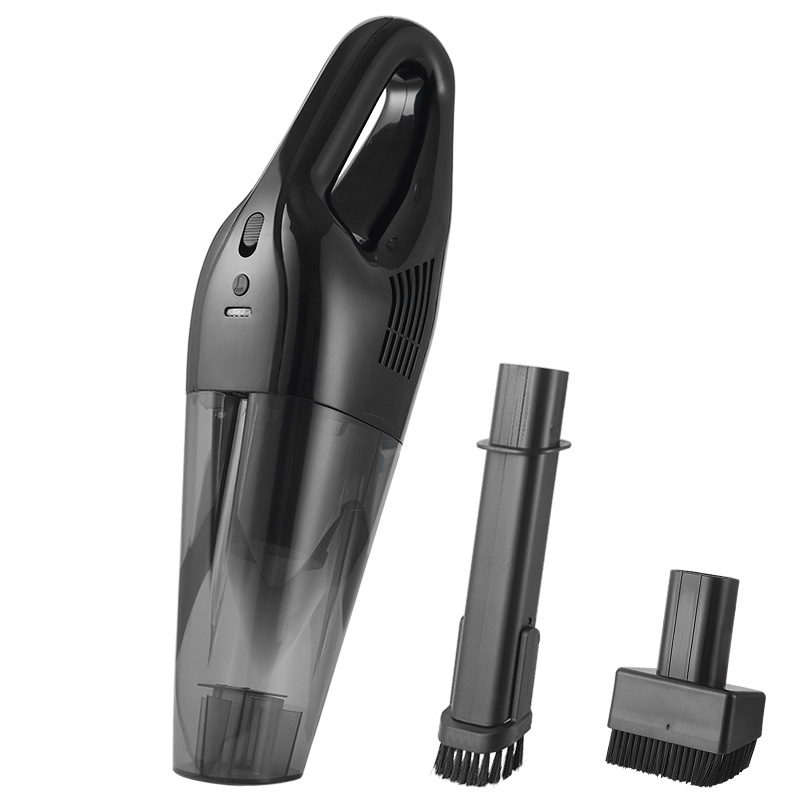 Ръчна прахосмукачка за автомобил и дом, мокро и сухо почистване, 9000 Па всмукване, 95 W мощност, 11.1 V, зареждане Type-C