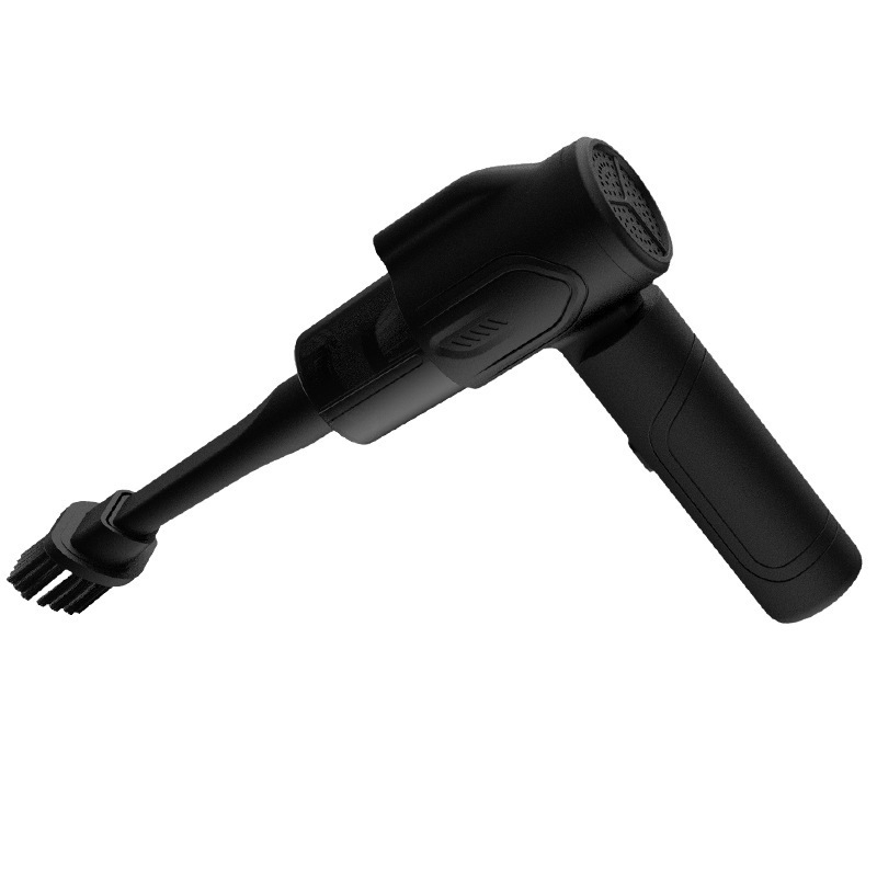 Безжична преносима сгъваема прахосмукачка за автомобил и дом, 3-в-1: всмукване, духане и почистване; безжична, ≤36V, 12W, всмукване 10.1–15 kPa, вградена батерия