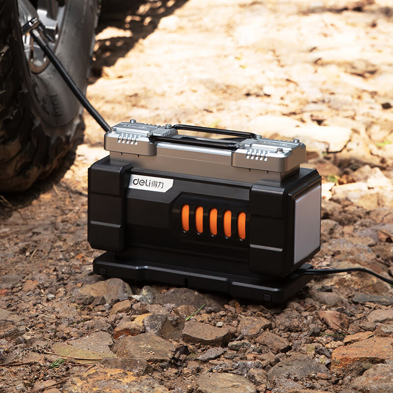 Автомобилен инфларатор с цифров дисплей, еднокамерен цилиндър, 12V, 120W, 25 л/мин