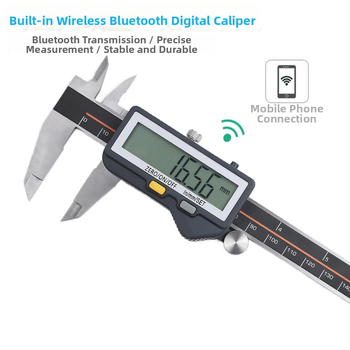 ETOOPOO Bluetooth-beépített digitális tolómérő külső átmérő, belső átmérő, hossz és mélység méréseire