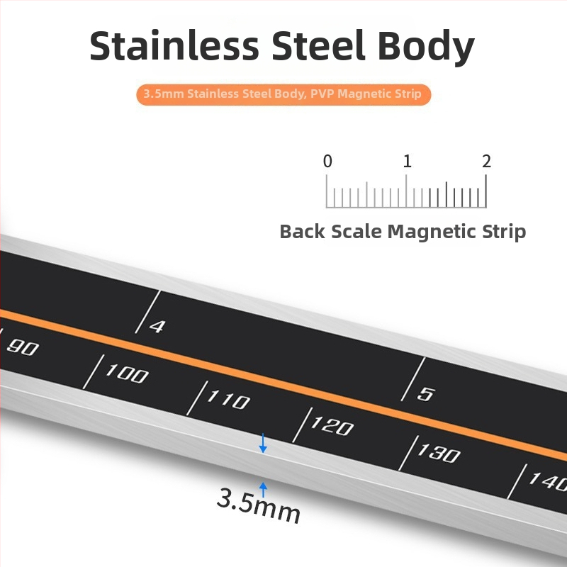 ETOOPOO Bluetooth-beépített digitális tolómérő külső átmérő, belső átmérő, hossz és mélység méréseire
