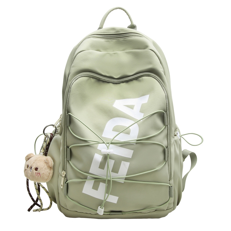Uniszex nylon utazótáska hátizsák, kapacitás 36–55L, lélegző vállpántok, 11 hüvelykes laptop-kompatibilis, betűs mintázat