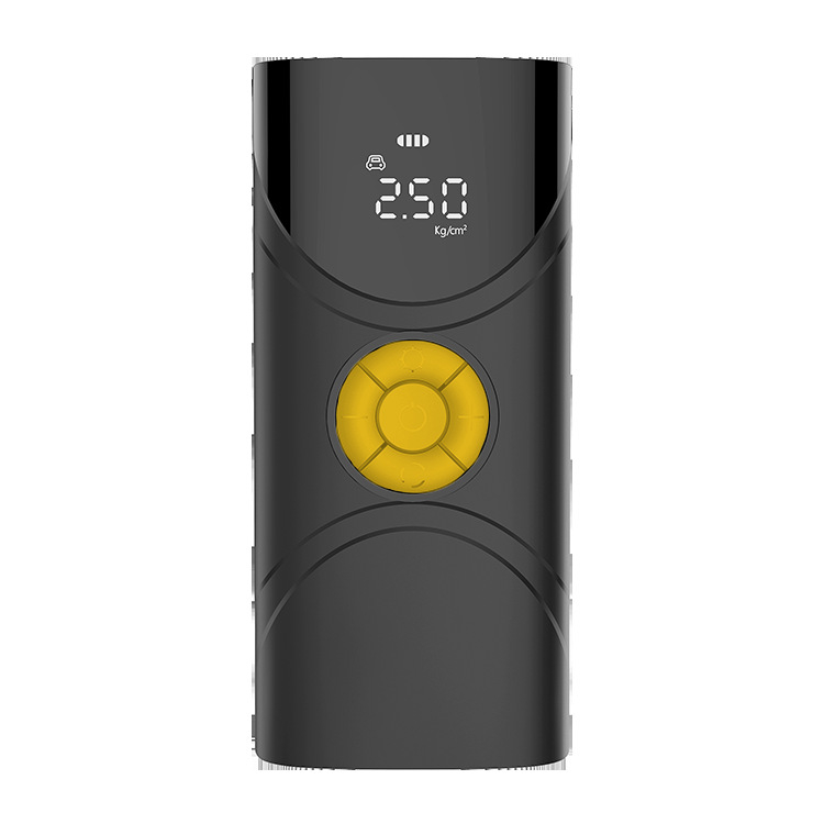 Visokoučinkovita bežična automobilska pumpa — prijenosni električni pumpa za napuhavanje s digitalnim prikazom, 80W, 11.1V, 10A, oko 500 g