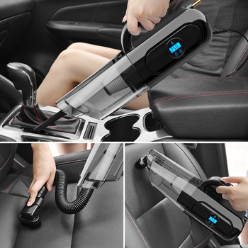 Комбинирана автомобилна въздушна помпа и вакуум със цифров дисплей, 24V, 120W, кабел 4–5 m, захранване от контакт