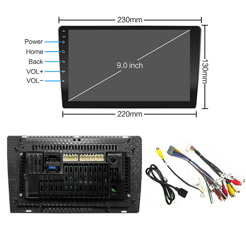 Automobilinis MP5 grotuvas Bluetooth, LCD ekranas, atbulinės eigos kamera, 12V maitinimas, belaidis CarPlay, AHD