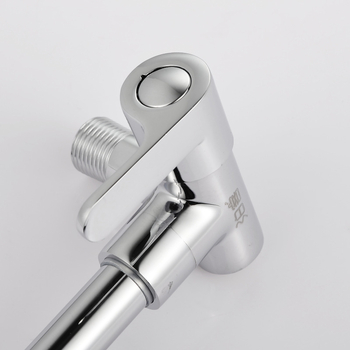 Konyhai sarokcsap falba épített, rézből, hideg víz, kerámia szeleppel, 19 mm ülőfelület