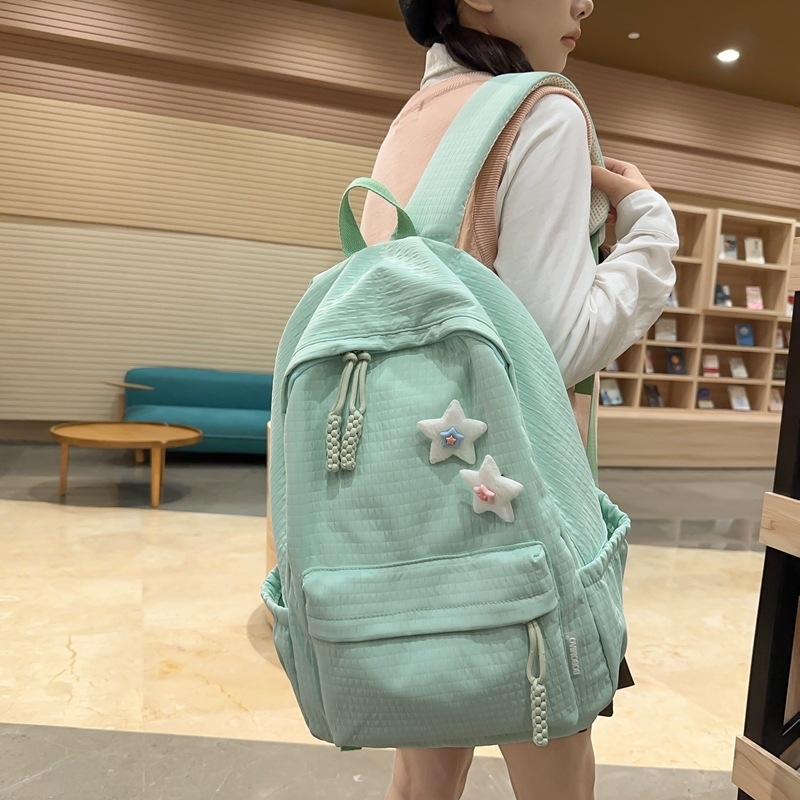 Unisex laptop hátizsák nylonból, lélegző hátsó rész, légpárnás vállpántok