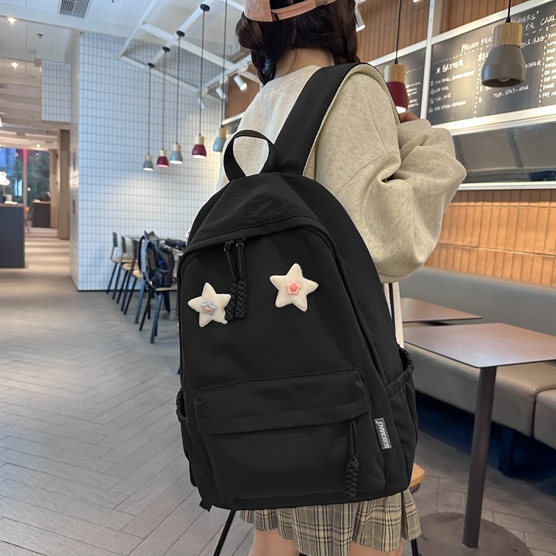 Unisex laptop hátizsák nylonból, lélegző hátsó rész, légpárnás vállpántok