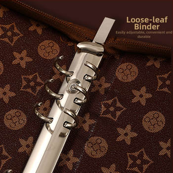 Užrašų knygelė Sunny Yile Cultural Supplies, kūrybinis laisvų lapų dizainas, dirbtinės odos viršelis, PP popierius, 50–100 puslapių