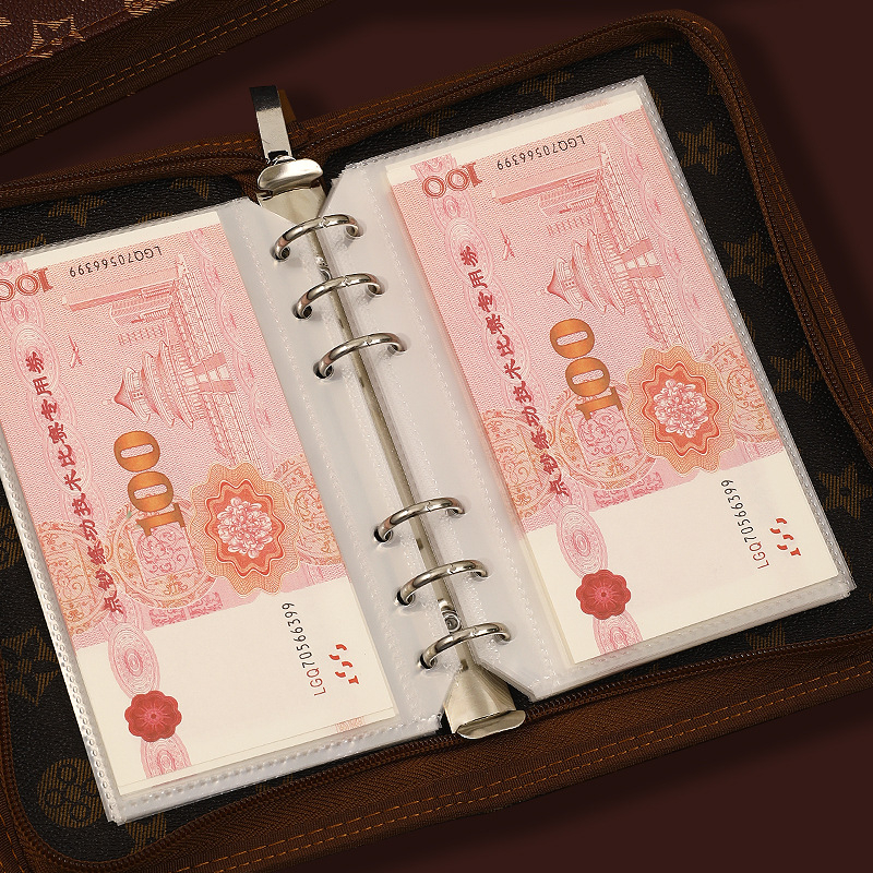 Caiet Sunny Yile Cultural Supplies, design creativ cu foi detașabile, husă din piele ecologică, hârtie PP, 50–100 de pagini