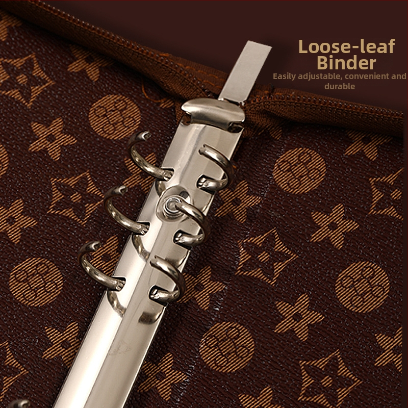 Užrašų knygelė Sunny Yile Cultural Supplies, kūrybinis laisvų lapų dizainas, dirbtinės odos viršelis, PP popierius, 50–100 puslapių