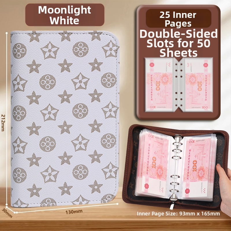 Užrašų knygelė Sunny Yile Cultural Supplies, kūrybinis laisvų lapų dizainas, dirbtinės odos viršelis, PP popierius, 50–100 puslapių