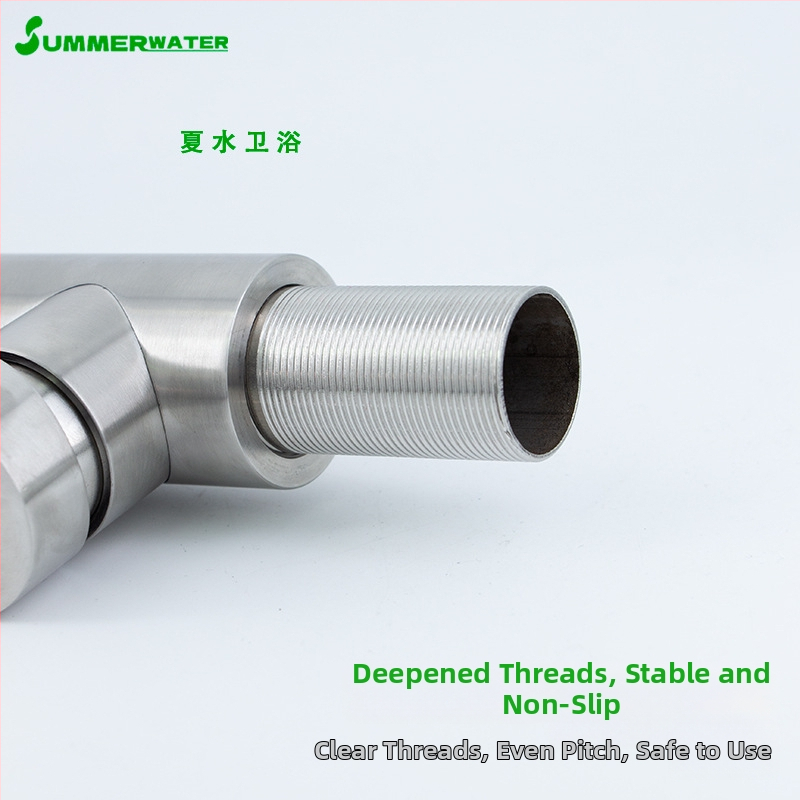 304 rozsdamentes acél konyhai csaptele, meleg és hideg, forgatható, kerámiás szeleppel, ecsetelt felülettel